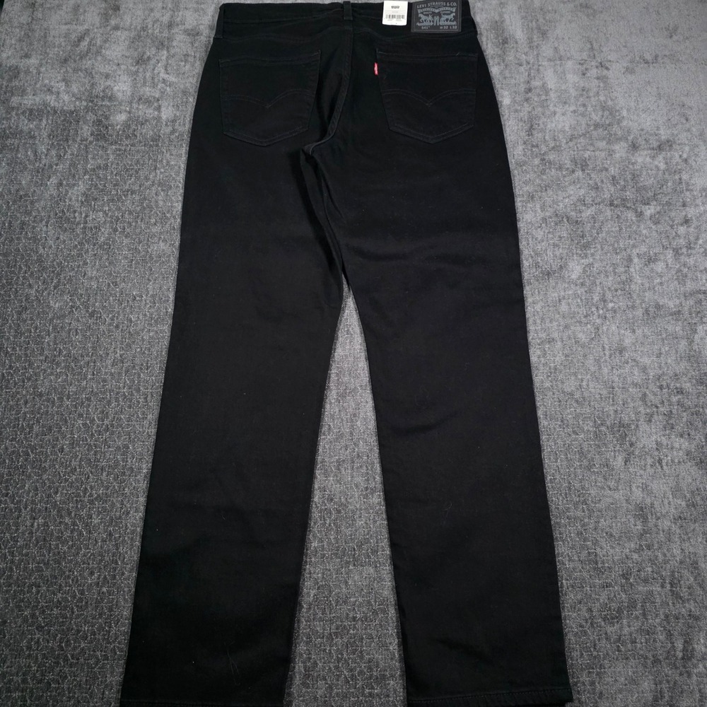 NWT Levis 541 Athletic Taper Black Stretch Jeans Mens 32x32 Grunge Emo Punk NEW